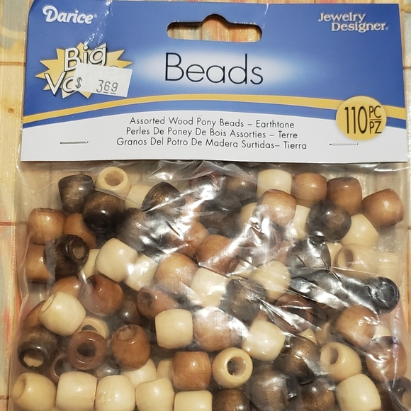 Huge NWT Lot of Wooden & Imitation Bone Beads - Picture 3 of 9